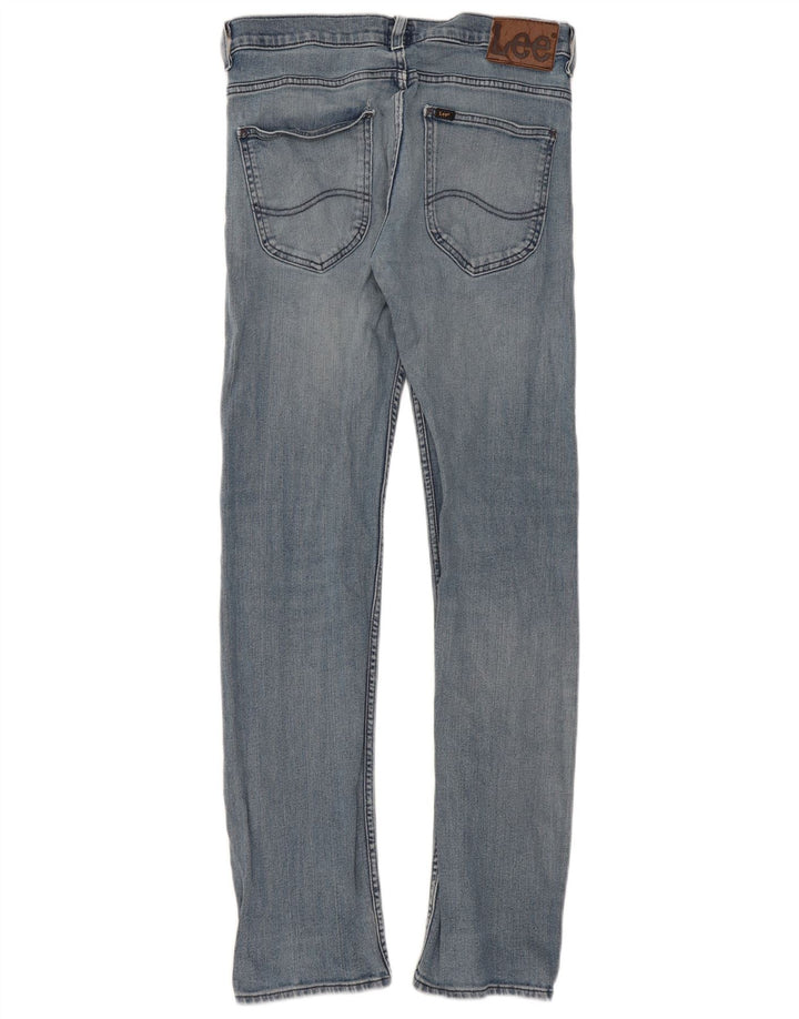 Damskie jeansy Lee Powell Slim W32 L34 Niebieskie bawełniane