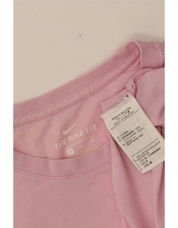 T-shirt męski Nike, średni, różowy, bawełniany