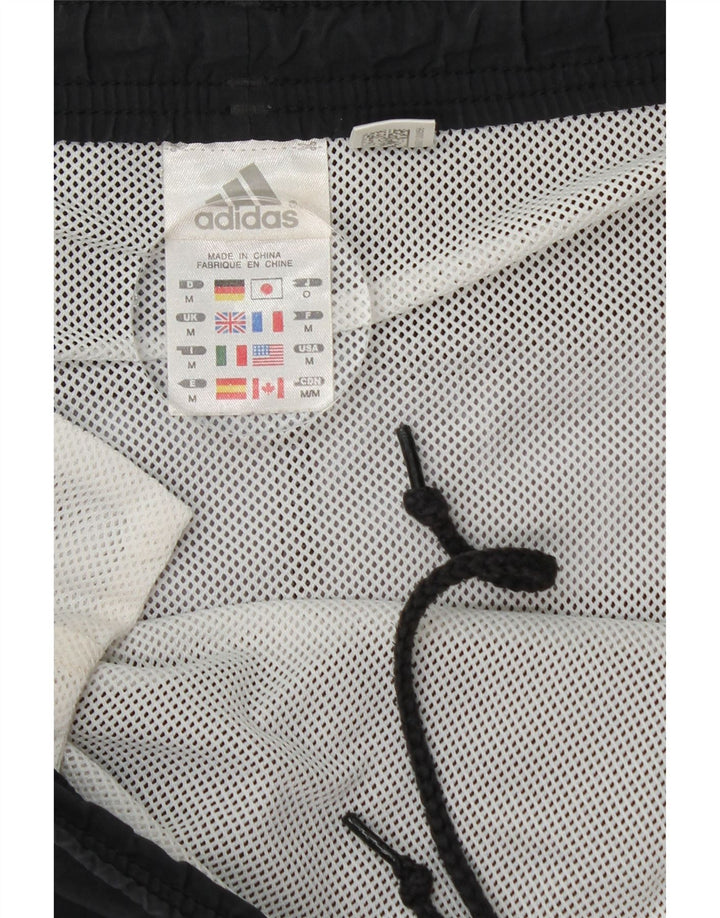 Męskie spodenki kąpielowe Adidas, średnie, granatowe, z blokami kolorów, poliamid