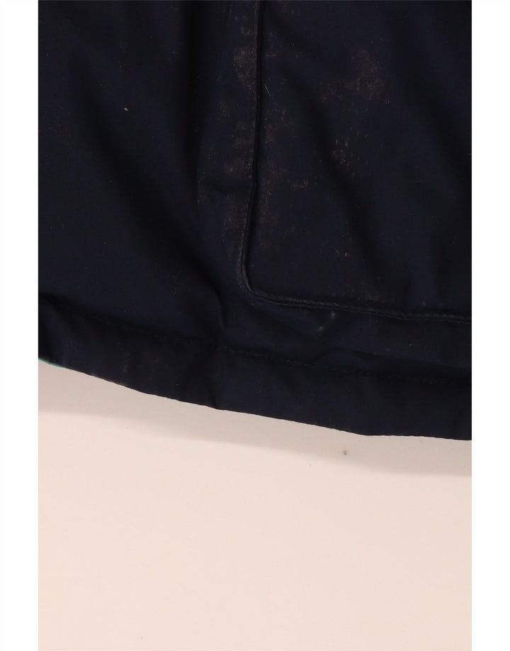 VINTAGE Mens Windbreaker Jacket IT 56/58 XL Navy Blue Cotton Vintage Vintage and Second-Hand Vintage from Messina Hembry 