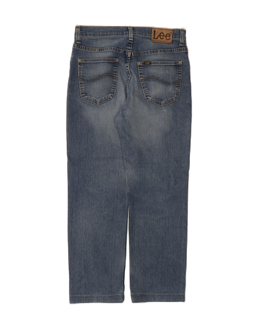 LEE Mens Brooklyn Straight Jeans W32 L28 Blue Cotton Vintage Lee and Second-Hand Lee from Messina Hembry 