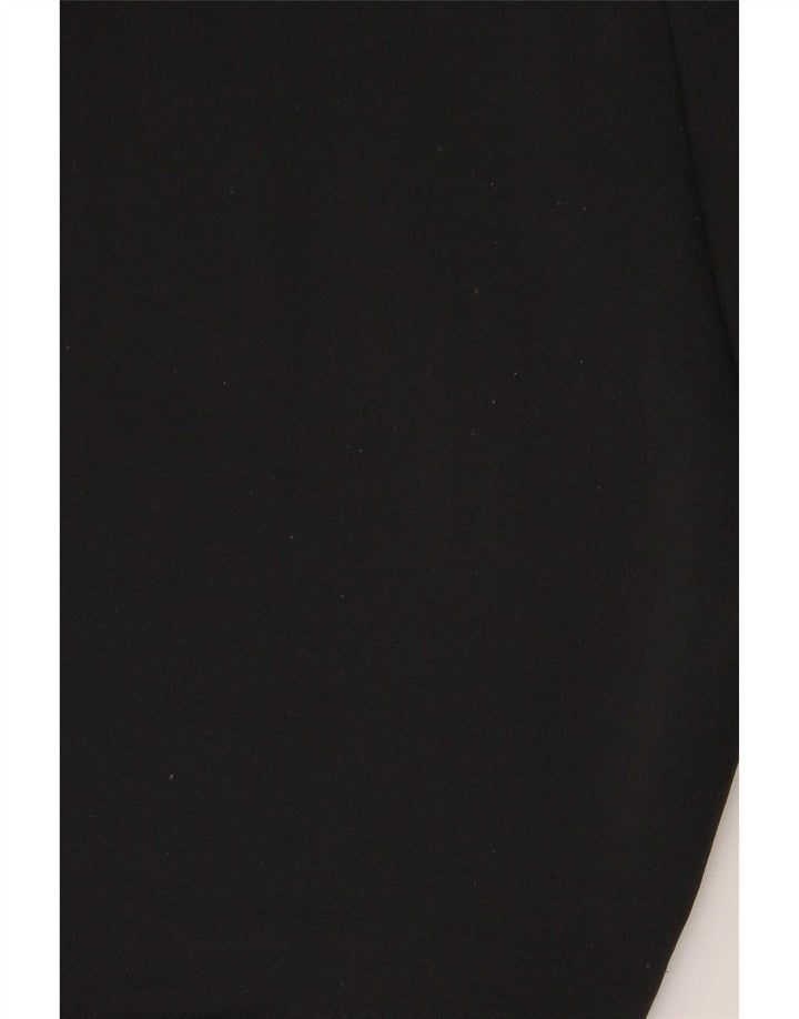 Damskie spodnie dresowe Adidas UK 8, małe, czarne, poliestrowe