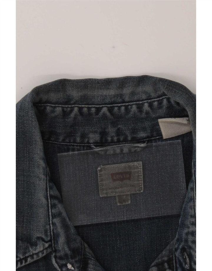 Męska koszula dżinsowa Levi's, duża, niebieska, bawełniana