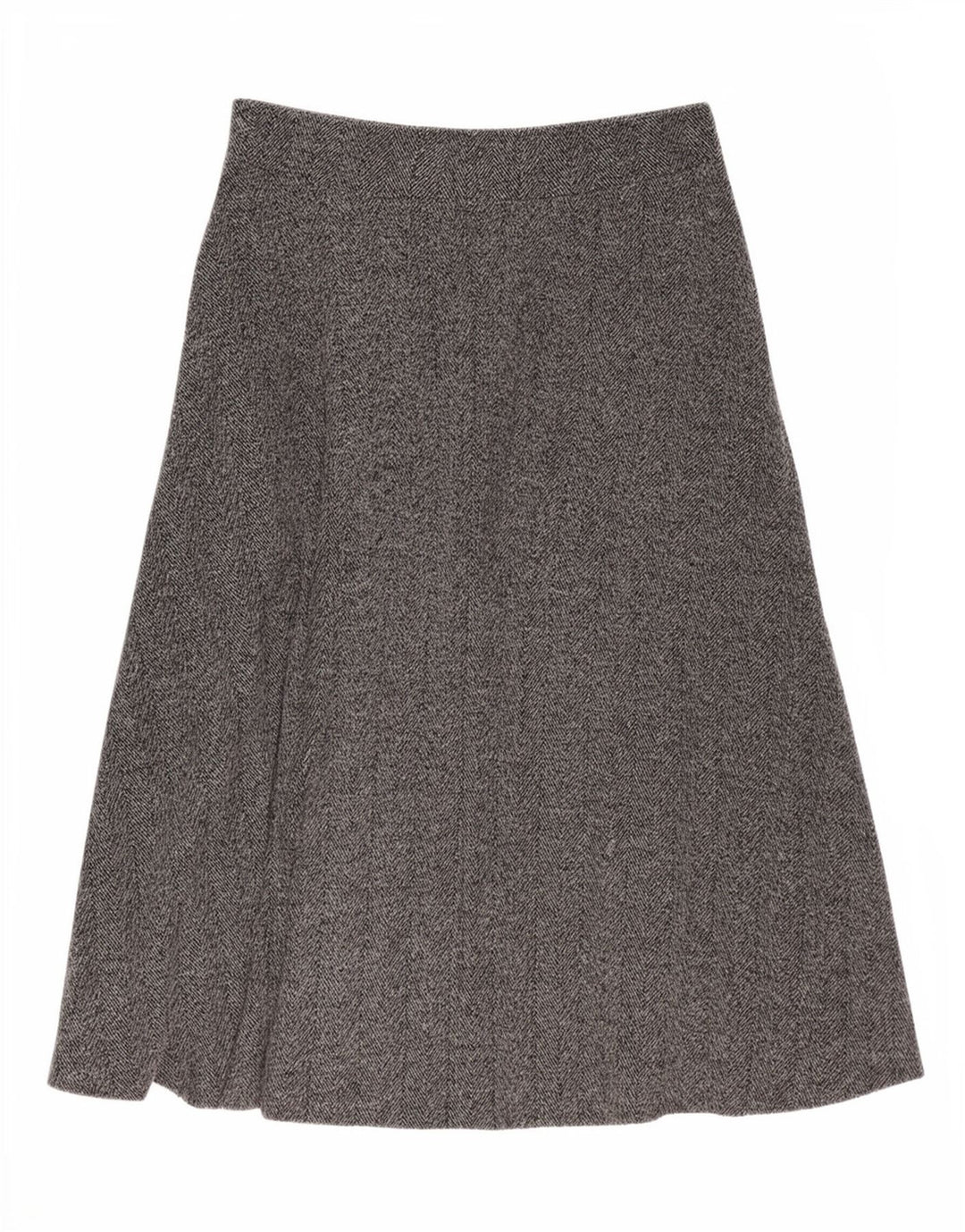 Spódnica damska Zara Midi w kształcie litery A, duża W32, szara jodełka