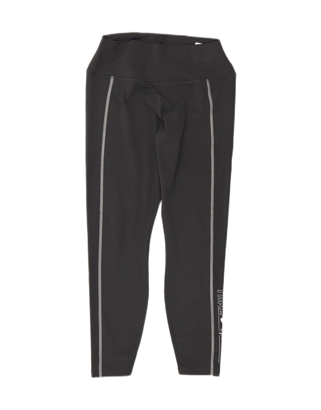 Damskie legginsy NIKE Graphic UK 16, duże, szare, poliestrowe