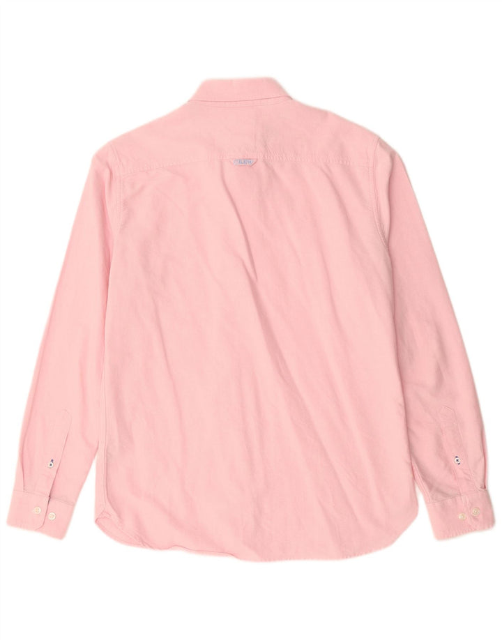 CREW CLOTHING Koszula męska Średnioróżowa, bawełniana