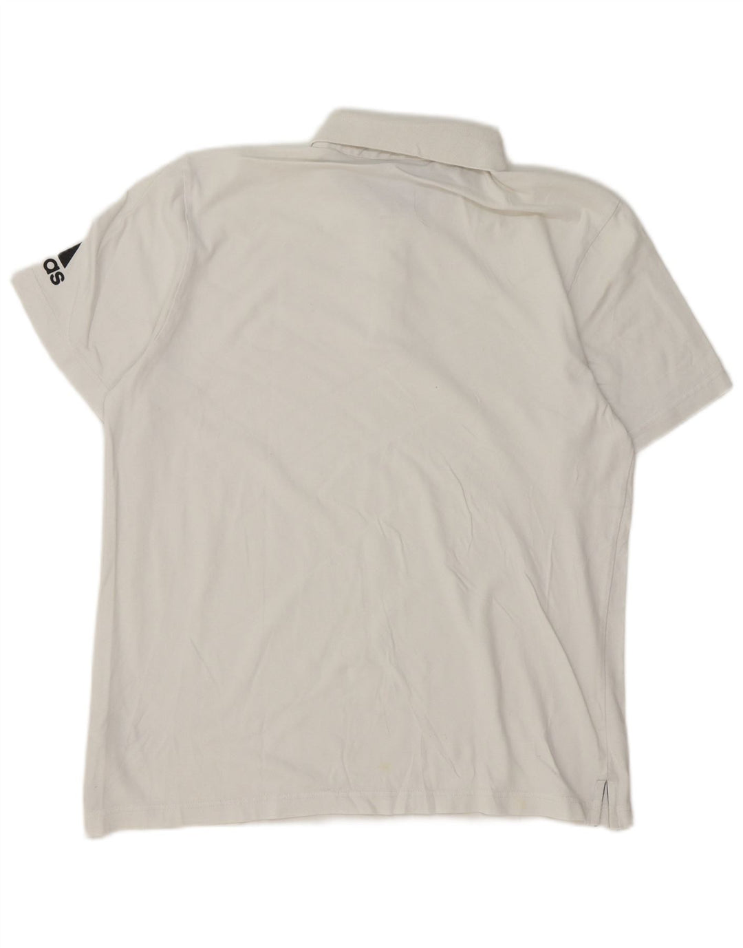 Męska koszulka polo Adidas, duża, biała, bawełniana