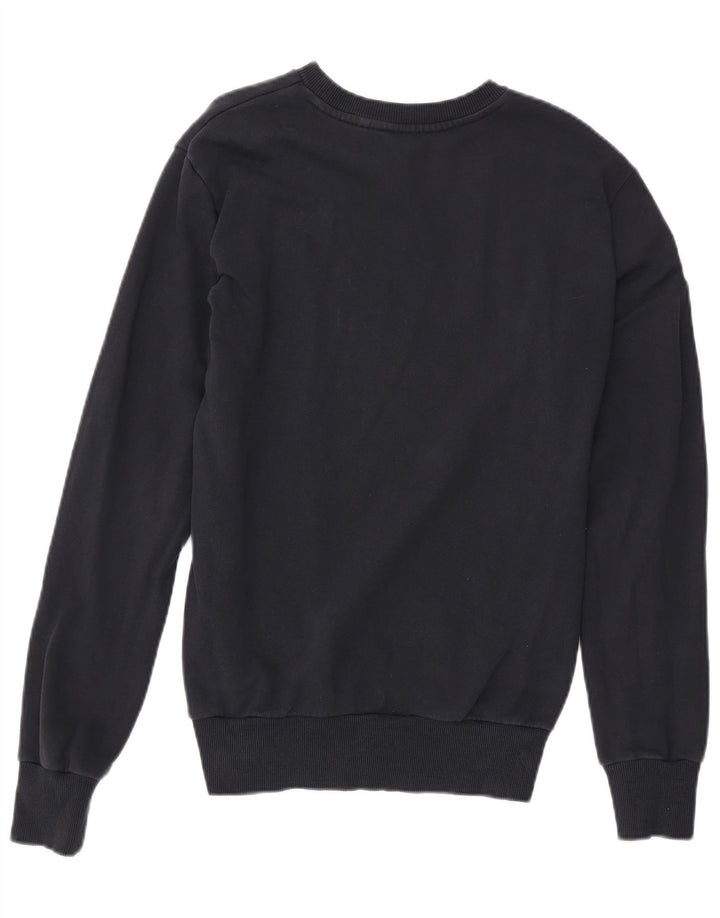 Woolrich Męski sweter z grafiką Penn-Rich, mały, granatowy, bawełniany