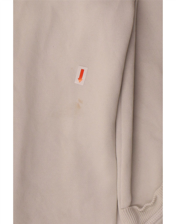 Damski sweter z kapturem i zamkiem PUMA UK 10, mały, biały