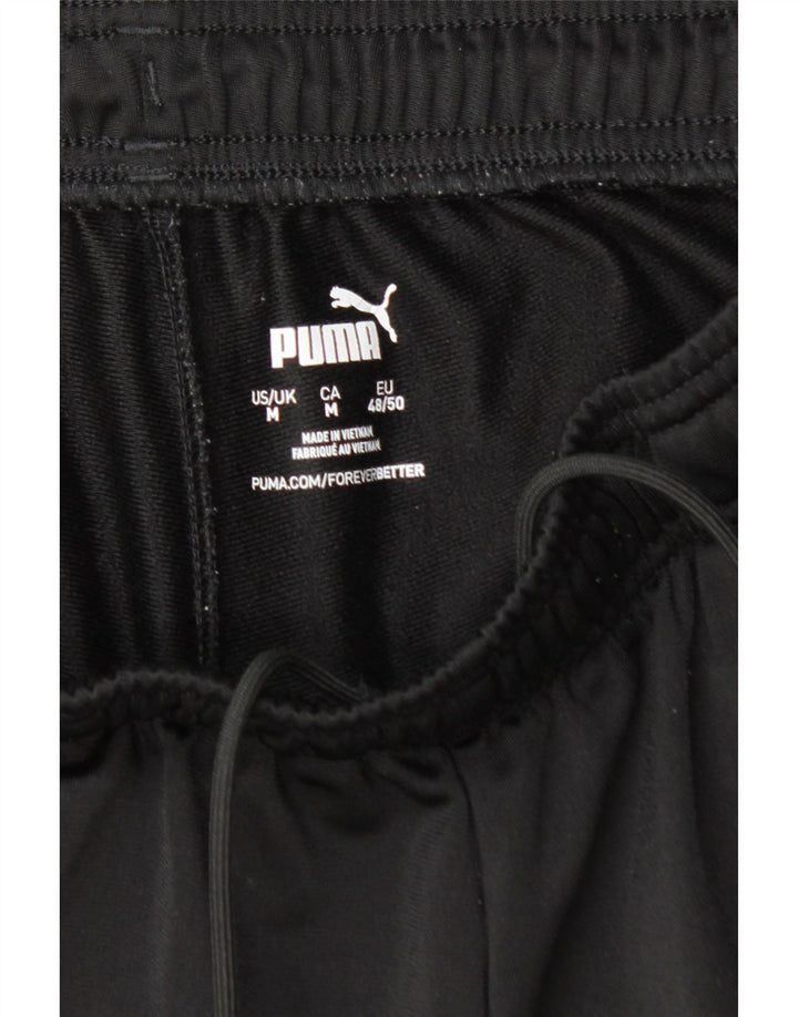 PUMA Mens Tracksuit Trousers Medium  Black Polyester