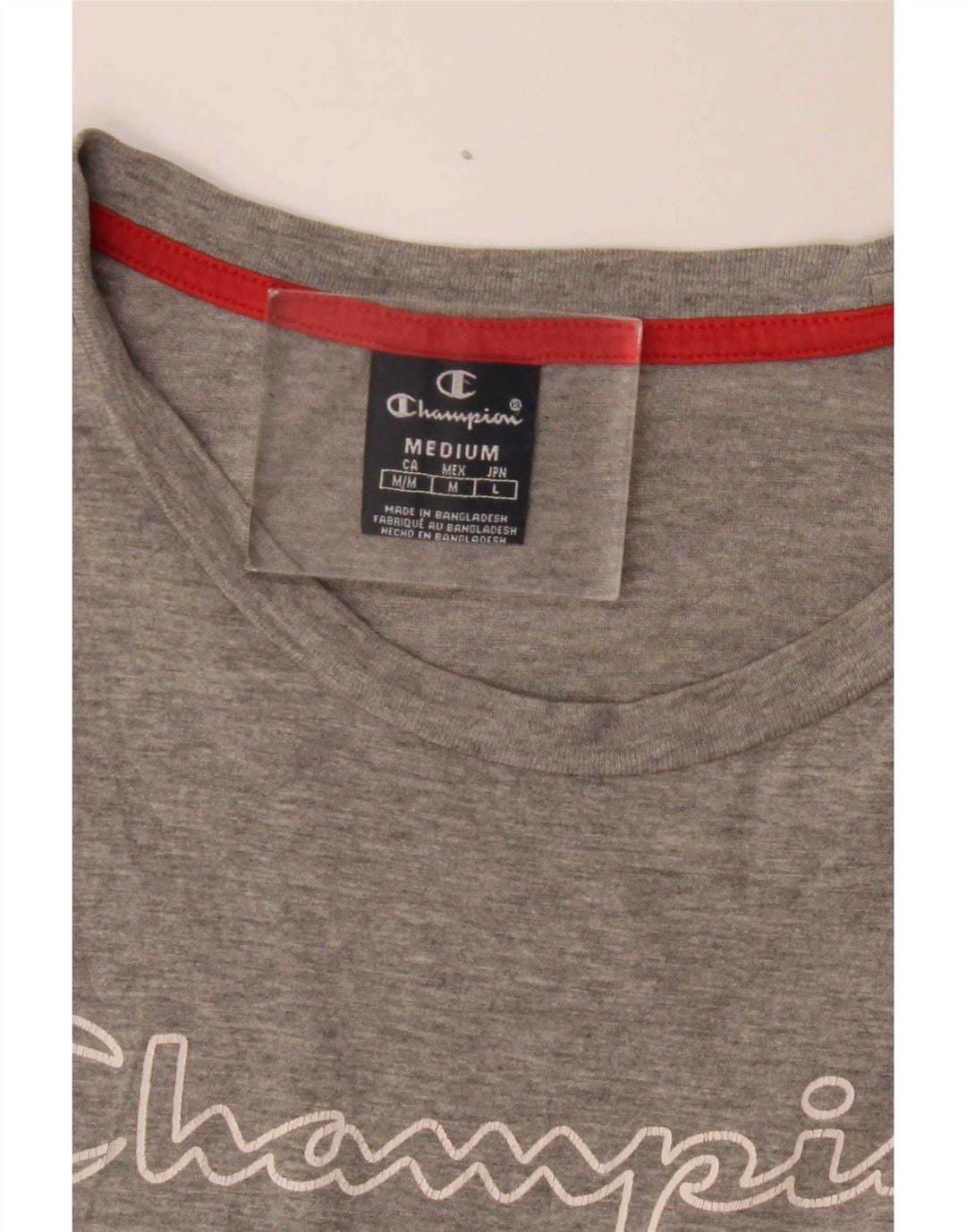 Męski T-shirt Champion z grafiką, średni szary