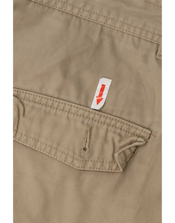 Męskie spodenki cargo Zara EU 42 Large W32 beżowa bawełna