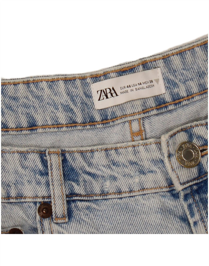 Damskie spodenki jeansowe ZARA EU 46 2XL W36 niebieskie