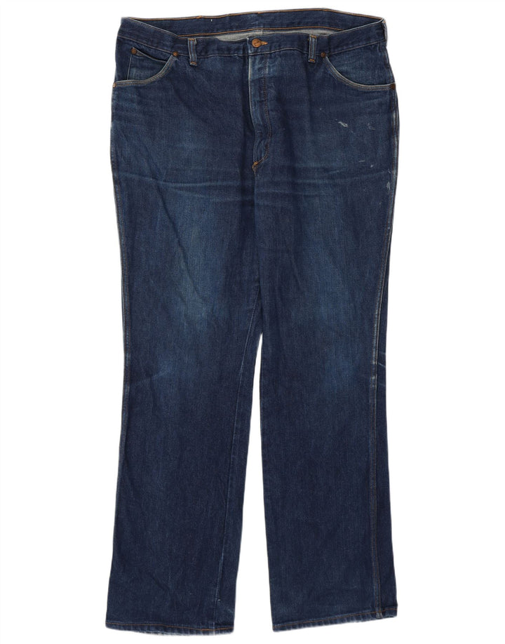 Męskie proste dżinsy Wrangler W40 L31 granatowe