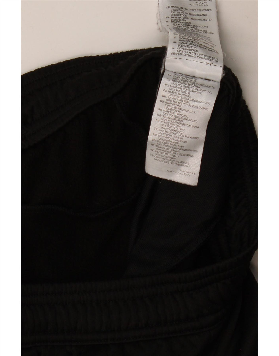 Męskie spodnie dresowe ADIDAS Aeroready, duże, czarne, z poliestru