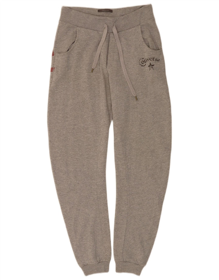 Damskie spodnie dresowe Converse Graphic Joggers UK 10 Small Grey
