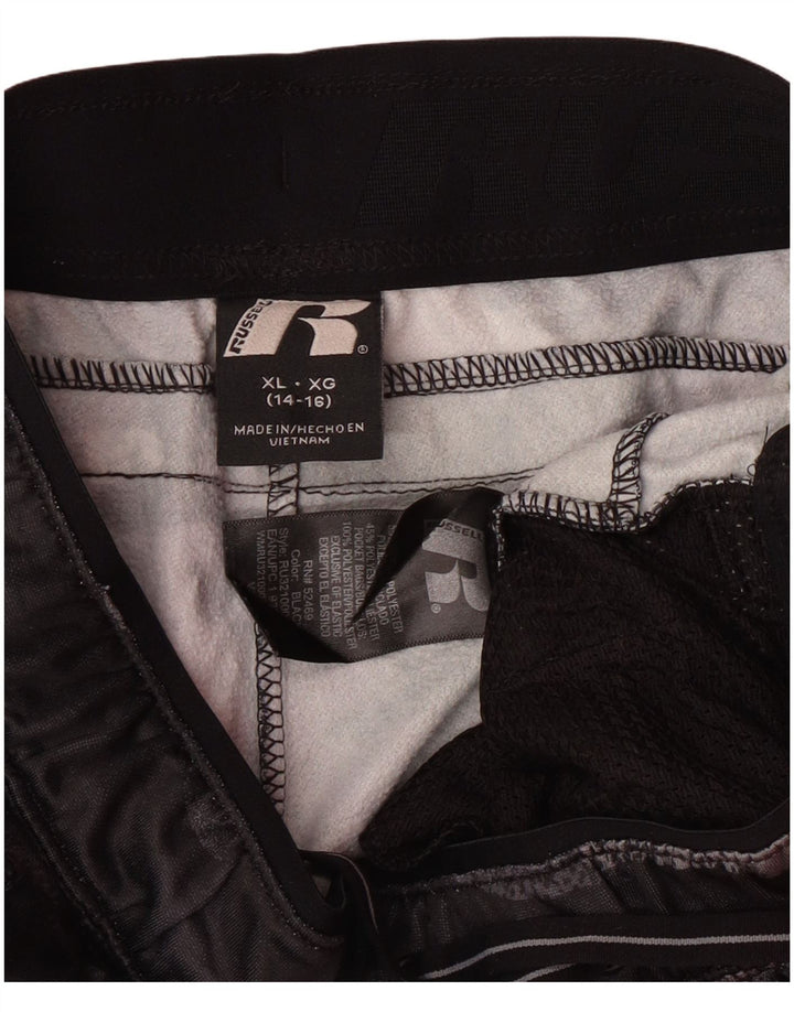 Spodnie dresowe Russell Athletic chłopięce 12-13 lat XL, szary kamuflaż