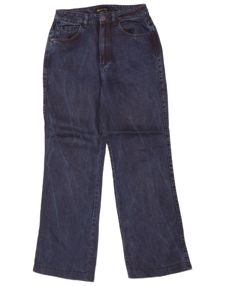 Damskie jeansy Bootcut Massimo Dutti EU 36 XS W26 L29 Granatowy Lyocell