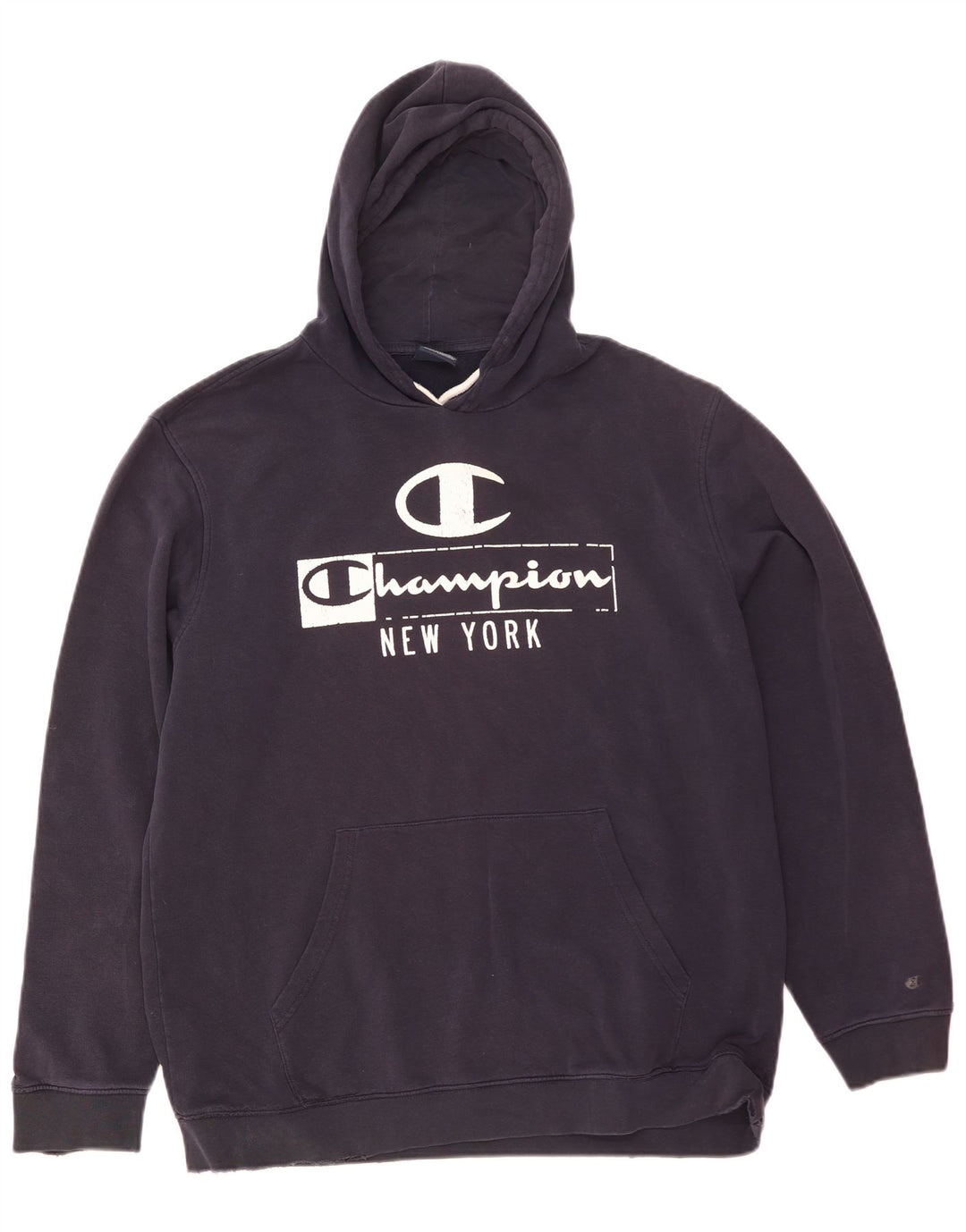 Męski sweter z kapturem Champion Graphic 2XL w kolorze granatowym
