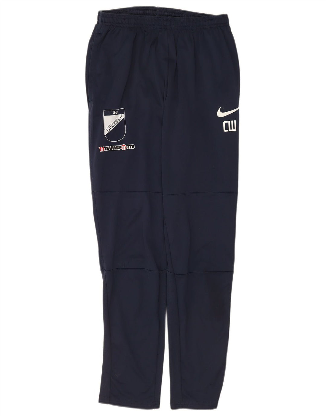 Męskie spodnie dresowe Nike Dri Fit Graphic, średni granatowy poliester