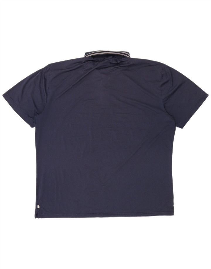 Męska koszulka polo do golfa CALVIN KLEIN XL, granatowa, z poliestru