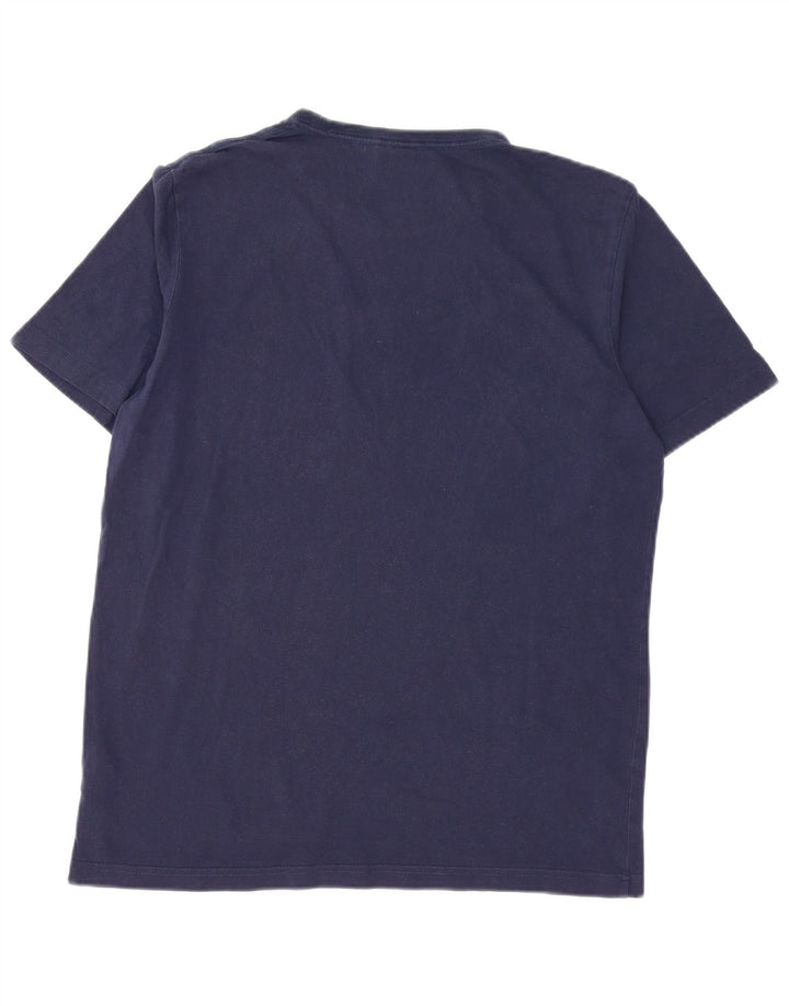 T-shirt męski Puma, duży, granatowy, bawełniany