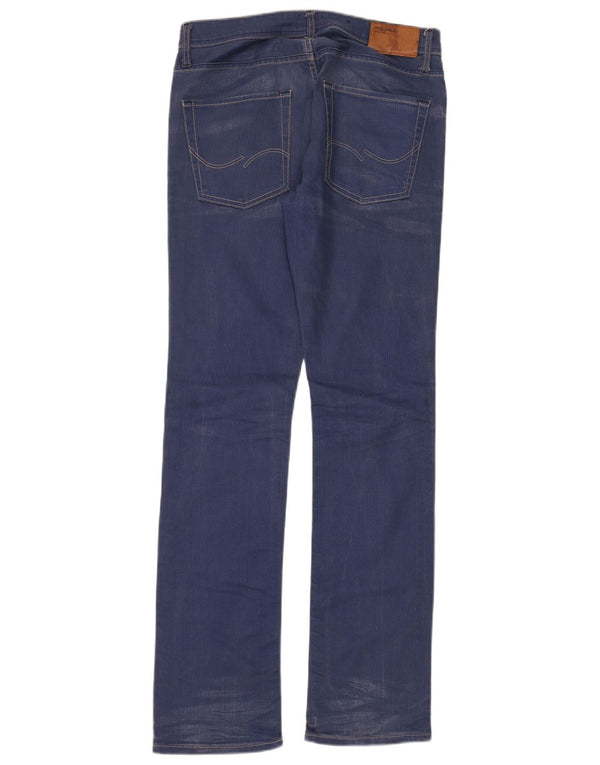 Męskie proste dżinsy Jack & Jones W32 L36 Niebieskie