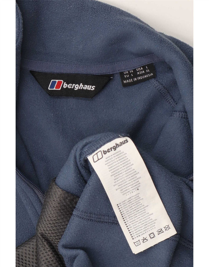 Damska kurtka polarowa Berghaus UK 14, średni niebieski, poliester