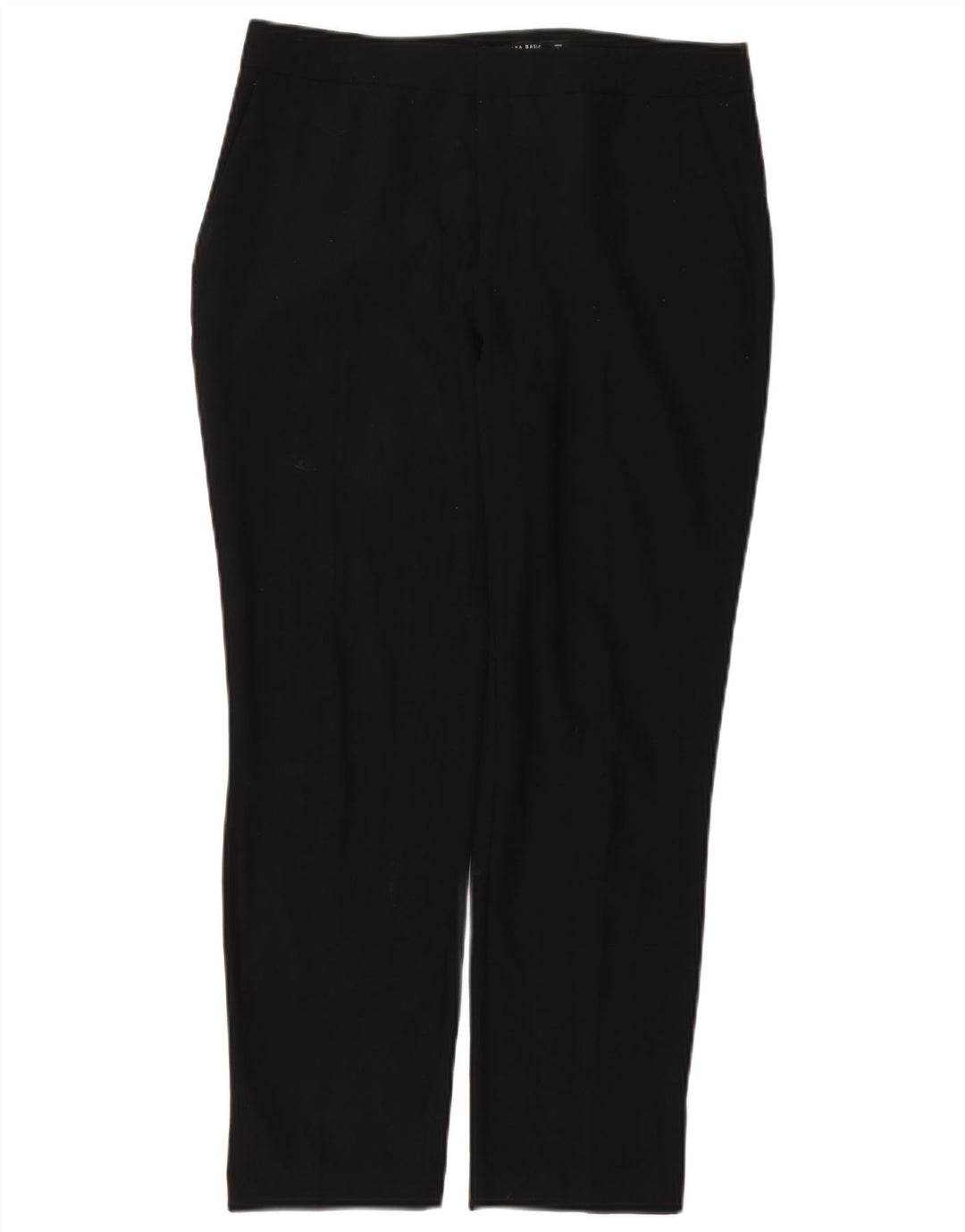 Damskie proste spodnie garniturowe ZARA EU 38 Small W28 L26 Czarny poliester