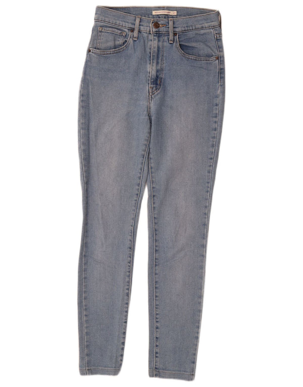 Damskie jeansy Levi's Mile High Super Skinny W27 L28 Niebieskie bawełniane