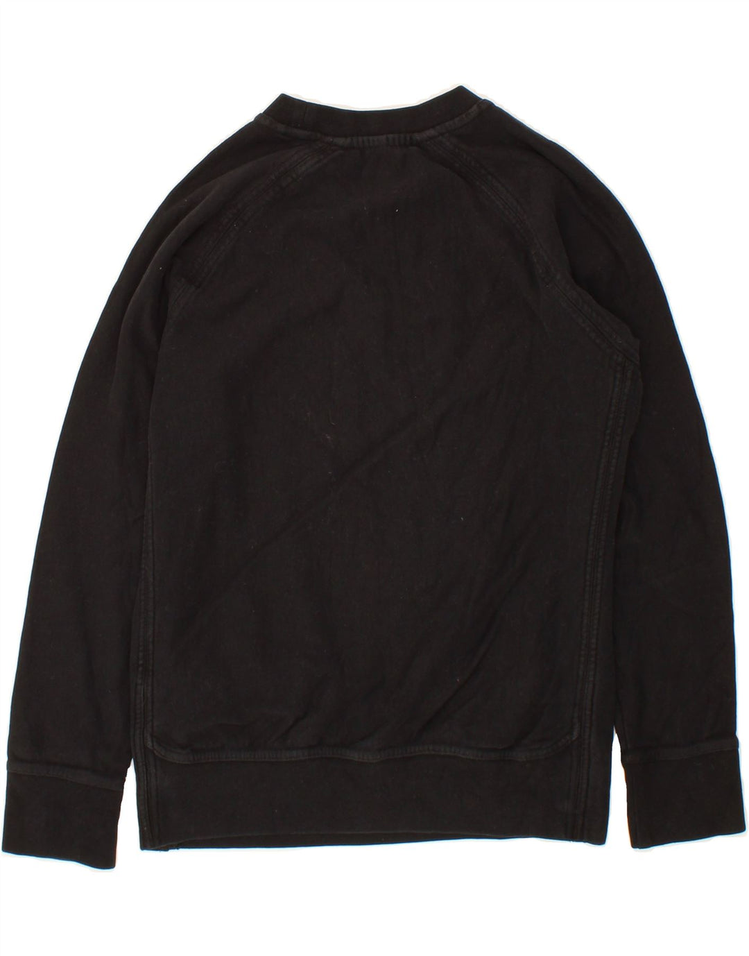 REPLAY Womens Graphic Sweatshirt Jumper UK 14 Medium Black Cotton Vintage Replay and Second-Hand Replay from Messina Hembry 