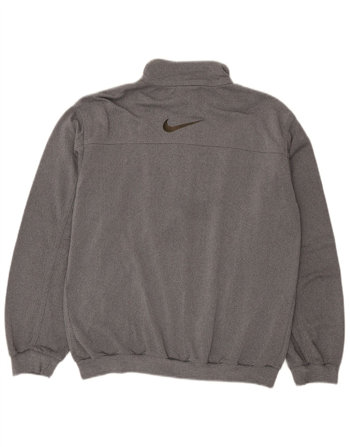Chłopięca kurtka dresowa Nike Graphic 12-13 lat, duża, szara nakrapiana