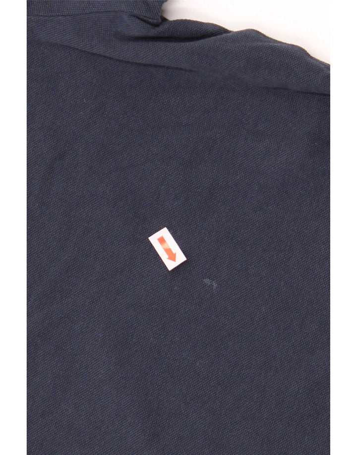 Męska koszulka polo Hugo Boss, mała, granatowa, bawełniana