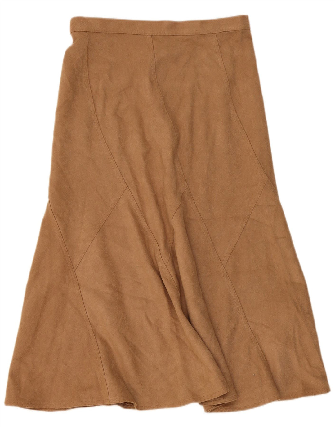 Marks & Spencer Damska spódnica w kształcie litery A UK 12 Medium W32 Beżowy poliester