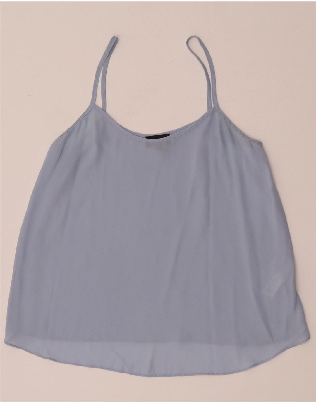 Topshop damski top na ramiączkach oversize UK 8, mały, niebieski poliester