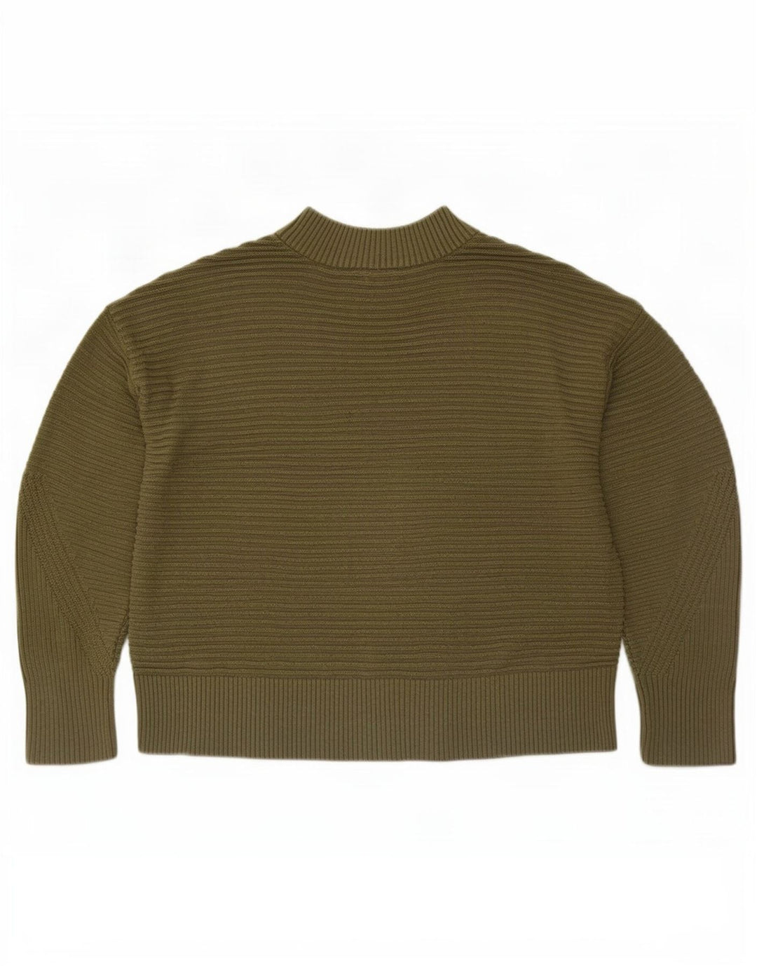 Damski sweter z golfem Warehouse UK 12 w średnie paski khaki