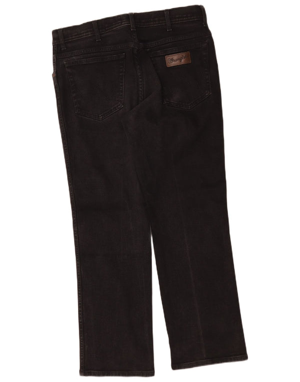 Męskie jeansy Wrangler Texas Straight W35 L30, czarne, bawełniane