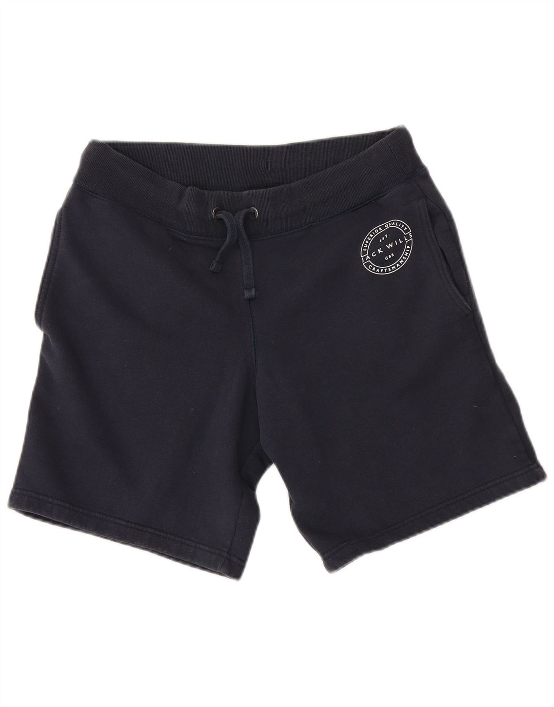 Męskie spodenki sportowe Jack Wills, średnie, granatowe, bawełniane