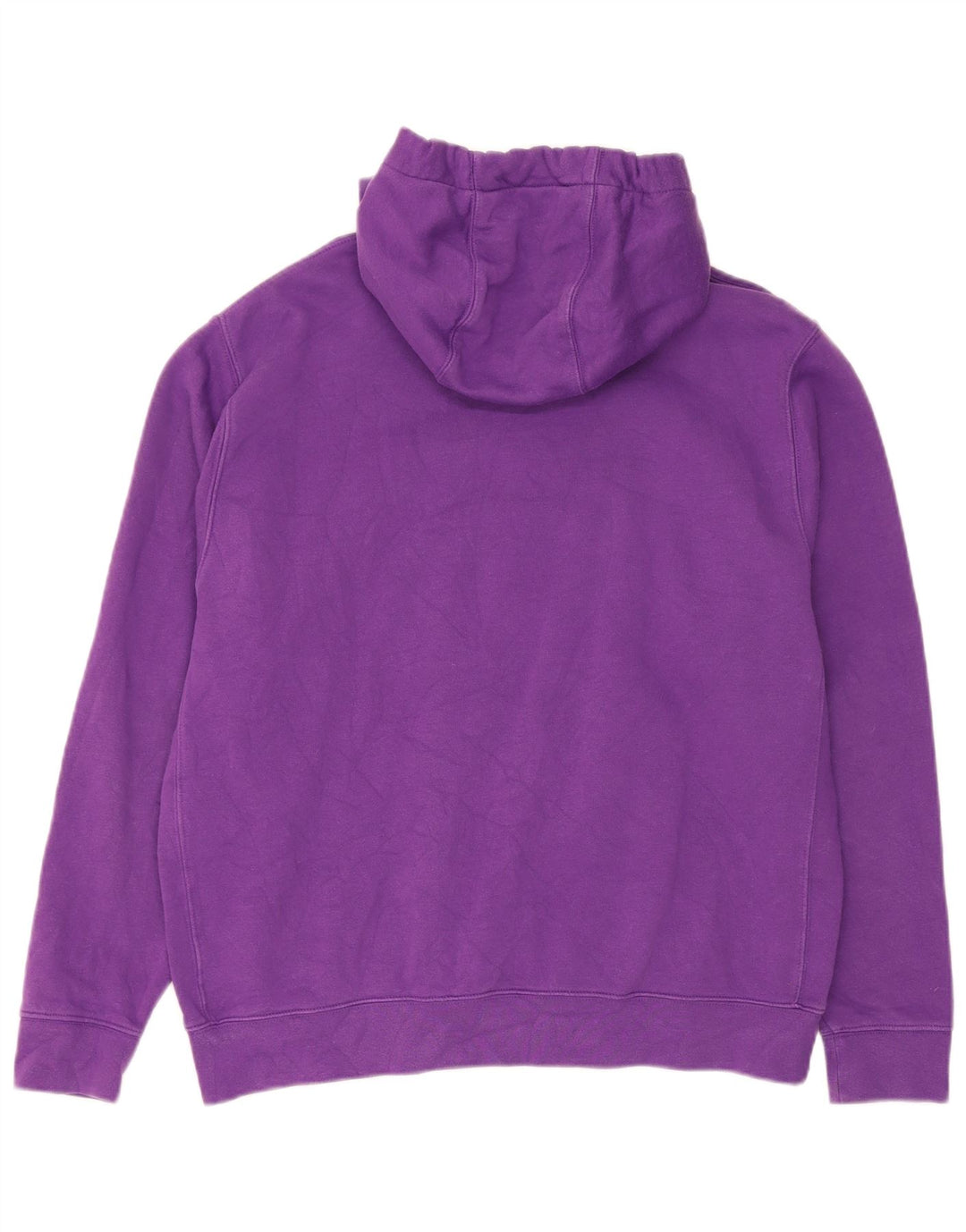 Męski sweter z kapturem Nike, duży, fioletowy, bawełniany