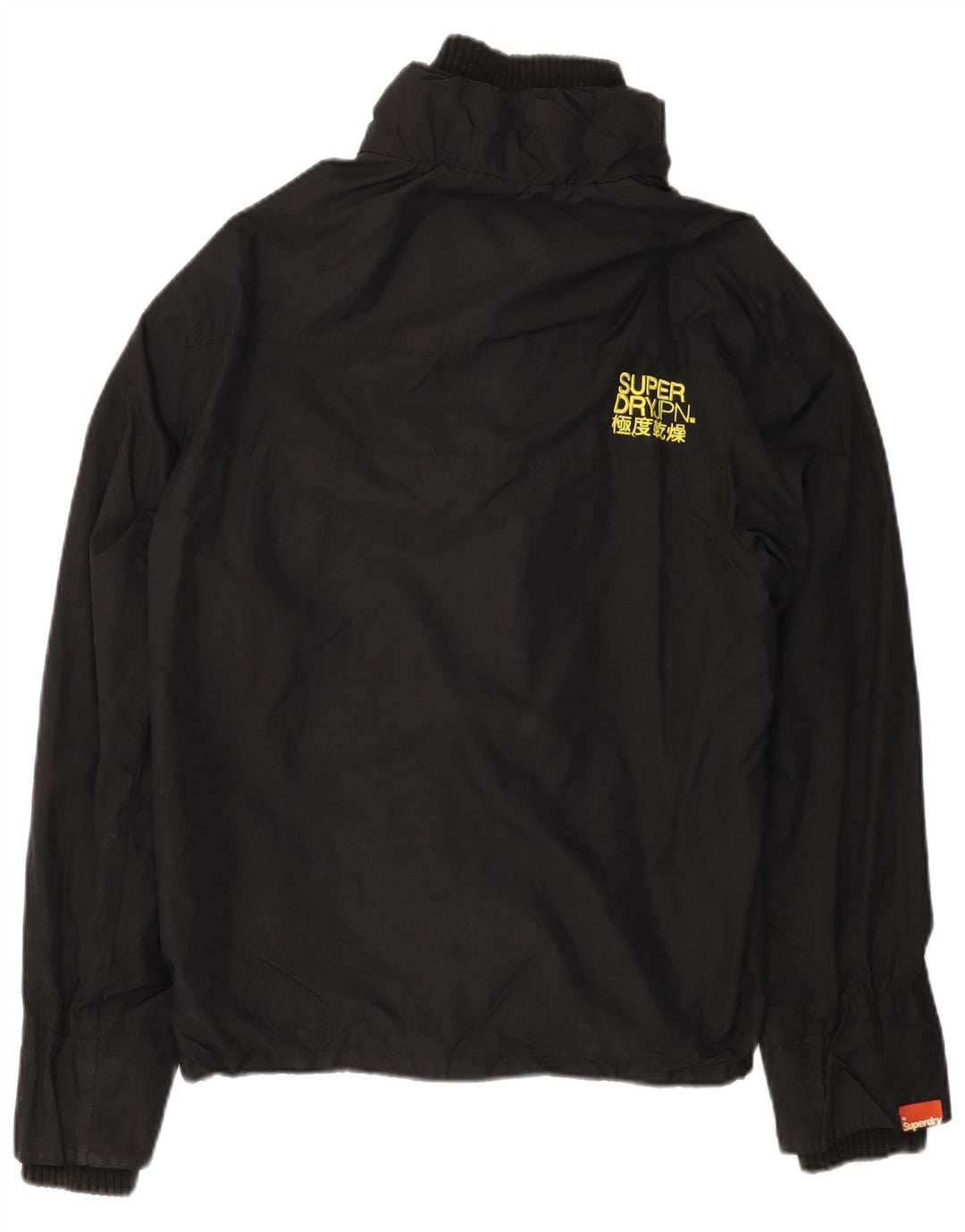 SUPERDRY damska kurtka wiatrówka The Windcheater UK 18 XL z czarnego nylonu