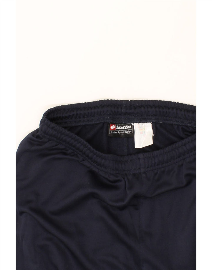 LOTTO Mens Tracksuit Trousers Joggers UK 40/42 Medium  Navy Blue Polyester Vintage Lotto and Second-Hand Lotto from Messina Hembry 