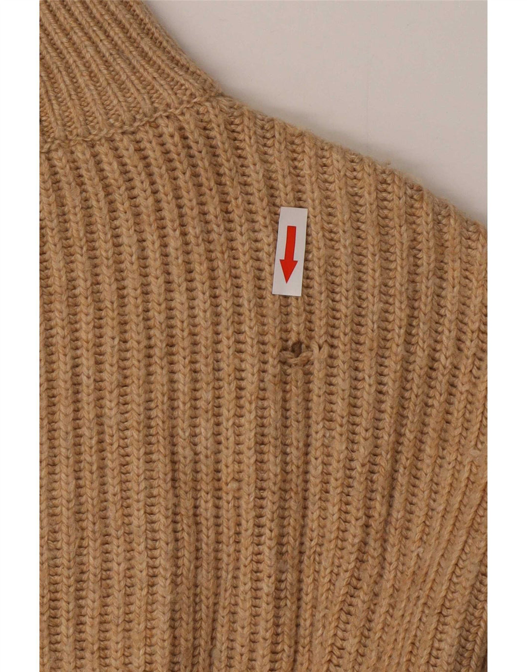 Sweter damski Zara Oversize z okrągłym dekoltem UK 10 Small Brown