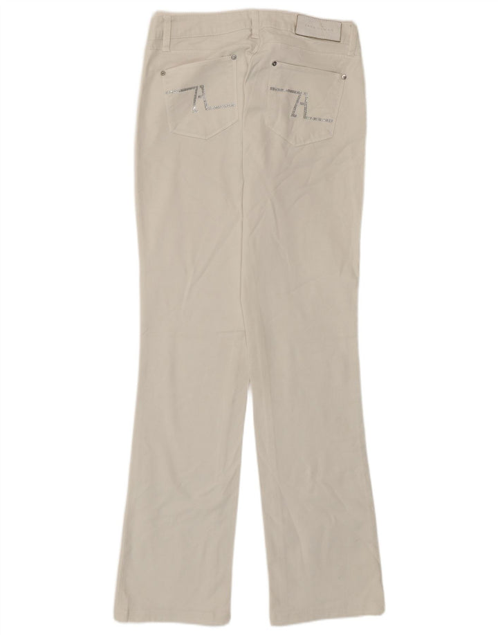 Damskie proste dżinsy Zara EU 40 Medium W30 L30 Biała bawełna