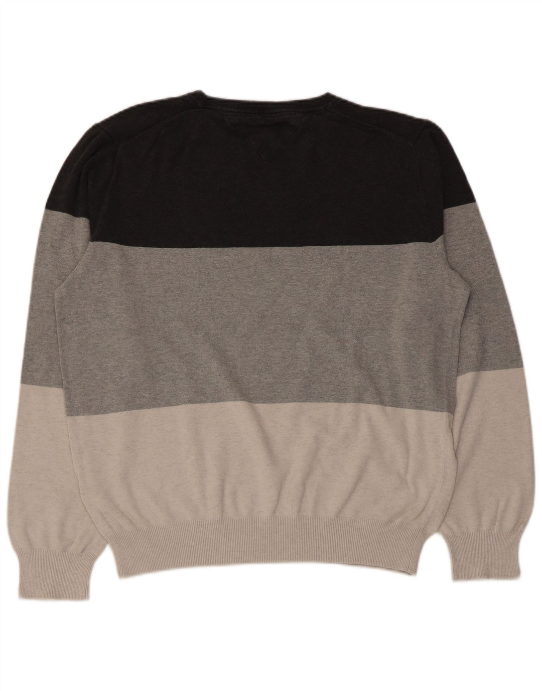 Męski sweter z okrągłym dekoltem TOMMY HILFIGER, średni, wielokolorowy