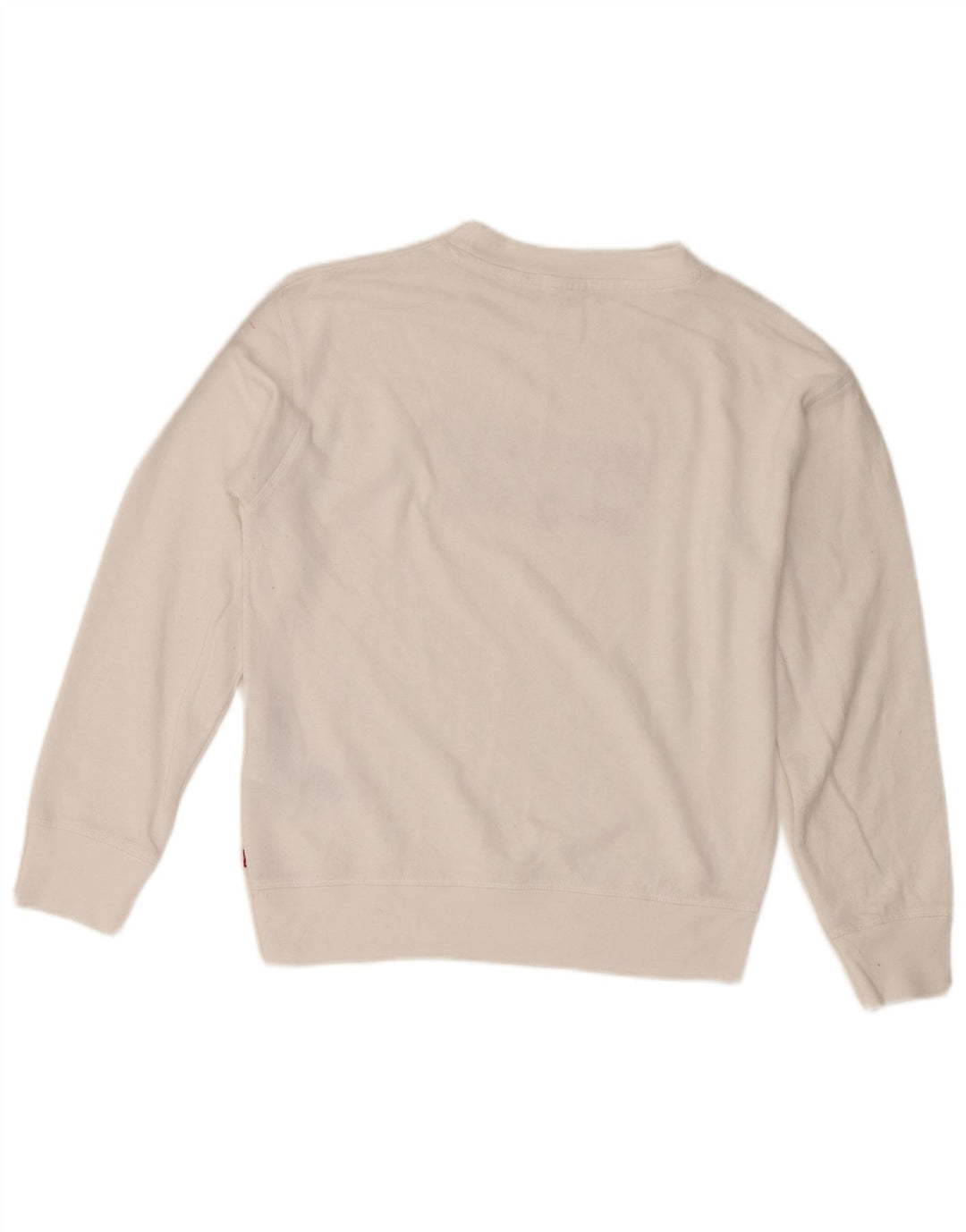 Damska bluza Levi's z grafiką oversize, UK 6 XS, biała bawełna