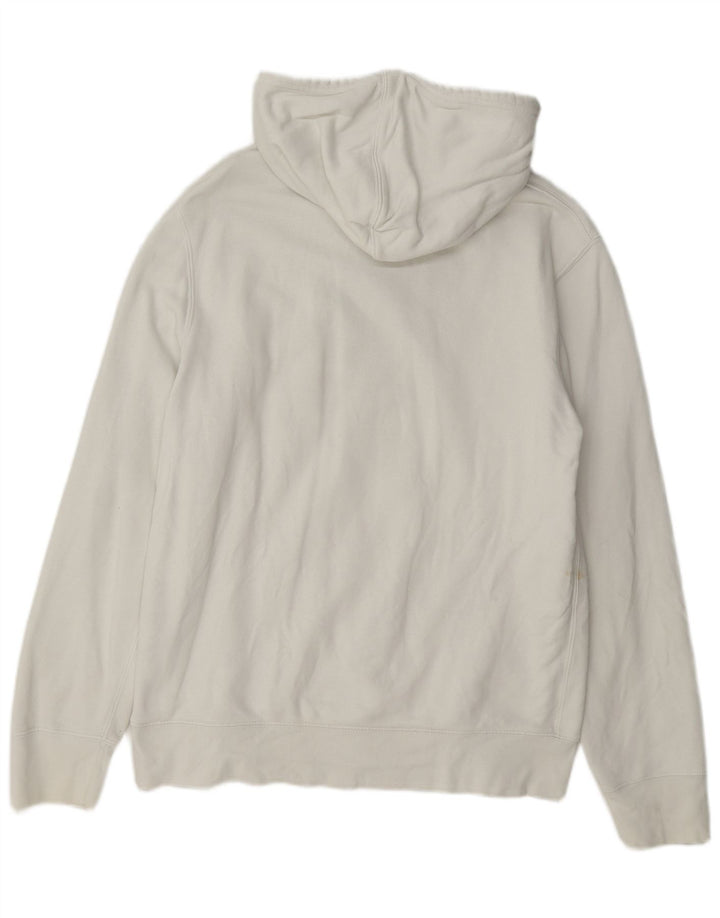 Męski sweter z kapturem Levi's z grafiką, duży, biały, bawełniany