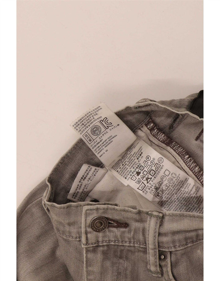 Damskie jeansy Levi's Skinny W29 L32 Szara bawełna