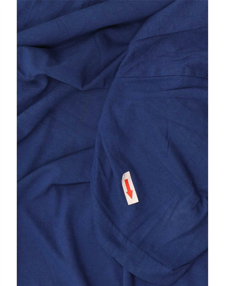 Męski T-shirt z grafiką Hurley, duży, niebieski, bawełniany
