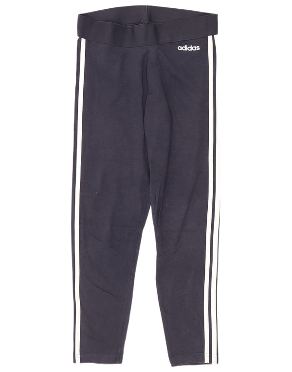 Legginsy damskie Adidas UK 12/14 Średni granatowy, bawełniany sport