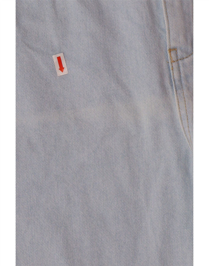 Damskie jeansy z szeroką nogawką Zara z wysokim stanem EU 42 Large W32 L26 Blue Classic